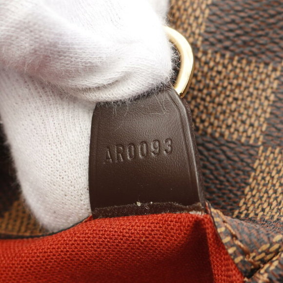 Louis Vuitton Leather Bag Cavallo brown Damier Tote - Picture 5 of 7